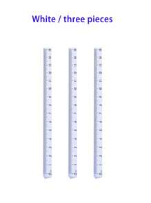 15cm Transparent Plastic Triangle Ruler, Student Stationery Supplies Triangle Scale Ruler, Available In Multiple Colors,School Supplies,Back To School
