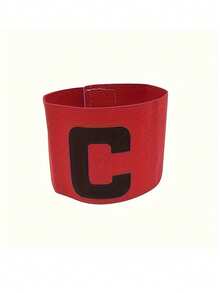 1pc Football Captain Armband With Elastic Hook And Loop, Wrap-Around C-Shaped Sports Arm Sleeve Band - Multicolor - View 9