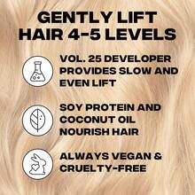 Hair Lightener Kit With Dust Free Powder Lightener And 25 Volume Developer - Moisturizing Bleaching Kit - Vegan Hair Bleach (4 Oz.) - Multicolor - View 6