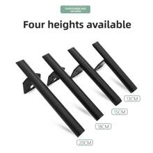 4 Pcs Of New Furniture Legs, Metal Furniture Support Legs, New Bathroom Cabinet Legs, Metal Luxury Gold And Black Furniture Legs, Cabinet Legs, Replaceable Coffee Table Legs, Cabinet Support Legs, Heavy-Duty Furniture Support Legs. Round Shape Suitable For Tables, Sofas, Coffee Tables, Bookshelves, And Coffee Tables.