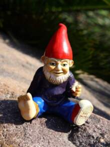 New Christmas Garden Decor - Fairy Dwarf Statue - Miniature Drunk Dwarf Torch Decoration - Unique Dwarf Garden Ornament - For Home, Yard, Holiday Decoration