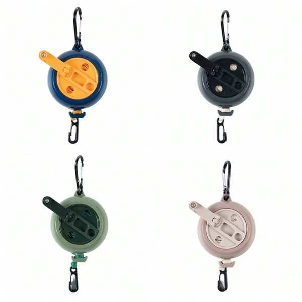 10M einstellbare Wäscheleine, tragbare Wäscheleine zum Aufhängen, ausziehbare Wäscheleine, rutschfeste handkurbelantriebene Wäscheleine