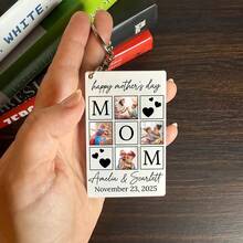 Custom Photo Mothers Day Keychain, Personalized Pictures Keychain, Mama Keychain, Mom's Birthday Gift, Keychain For Grandma, Gift For Her