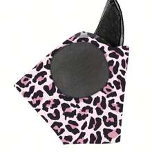 Mosquito-Proof Leopard Print Horse Head Cover, Breathable Horse Face Mask, Equestrian Gear For Horses
