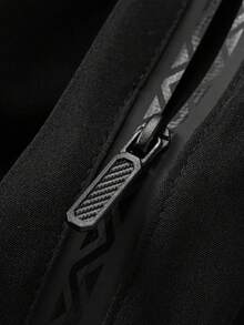 Quần thể thao mùa hè nhẹ dành cho nam cỡ lớn - Quần chạy bộ và tập luyện thoáng khí với túi khóa kéo, dáng vừa vặn, có thể giặt máy, màu trơn, thích hợp cho hoạt động thể thao ngoài trời và mặc thường ngày, trang phục thể thao tiện dụng, cạp chun co giãn thoải mái, dây rút điều chỉnh, cỡ XL, màu đen, mùa xuân. - màu đen - Xem 5