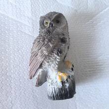 1pc Outdoor LED Owl Ground Light, Solar Powered Lawn Lamp, Yard Garden Landscape Decor