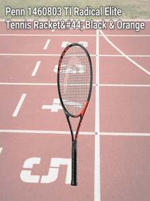 212 Main 1460803 TI Radical Elite Tennis Racket  Black & Orange - Orange - View 3