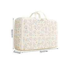 Foldable Quilt Storage Bag, Large Capacity Cartoon Pattern Clothes Storage Box With Handle, Dustproof Garment Storage Bag - Multicolor - View 8