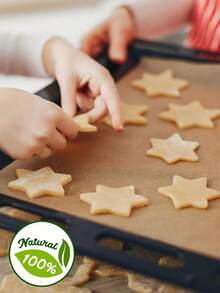 2张/1卷厨房吸油纸，不粘烘焙纸卷，耐热材料，双面可用，可定制尺寸5米/10米/20米/50米，适用于烤箱、烤架、空气炸锅、蒸锅、烘焙、烤制、空气炸、蒸面包、纸杯蛋糕、煎培根、热狗、汉堡、汤、烹饪肉类和披萨等。 - 白色 - 查看 6