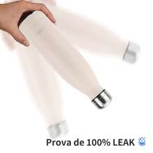 WATERSY 500ML Stainless Steel Thermal Water Bottle For Sports Keeps Water Cold For 24 Hours And Hot For 12 Hours  For Travel - nước da - Xem 4