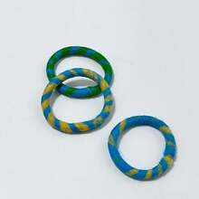 Juguetes para gatos en forma de círculo coloridos, de material de lana, juguetes interactivos para que los gatos los persigan, juguetes para gatos de interior, cachorros, para mantenerlos en forma y activos - Multicolor - Ver 7