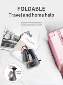 SOKANY Ferro da stiro portatile a vapore SOKANY, macchina da stiro a vapore, ferro elettrico, essenziale per viaggi di lavoro e vacanze, uscita vapore ad alta potenza 1400W in 30 SECONDI, serbatoio dell'acqua grande, multi-angolo anti-perdite, pieghevole con un solo pulsante, portatile e facile da riporre, ugello a sette fori per rimuovere le pieghe più profonde, pannello in acciaio inossidabile, facile da prendersi cura degli abiti per uso domestico e da viaggio, liscia rapidamente le pieghe e mantiene sempre l'abito impeccabile