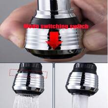 2pcs Rotating Faucet Extender Set - Adjustable Modes, High Pressure Extension, Splash-Proof, Suitable For Kitchen & Bathroom