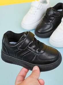 1 双儿童时尚舒适运动鞋，男女款休闲软底防滑运动鞋，学院风简约休闲鞋，幼儿步行鞋