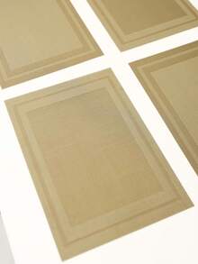 2-4 件编织 PVC 餐垫套装，可水洗，易清洁，可擦拭，防滑，非常适合房间装饰、餐桌装饰、家居装饰，适用于节日、派对、生日、婚礼和晚宴