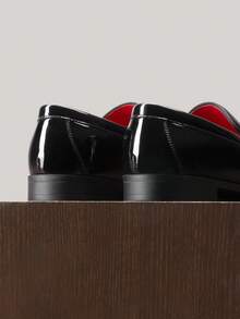 Men's Tuxedo Patent Classic Velvet Loafer Slip On Shoes For Wedding Party Shoes - màu đen - Xem 10