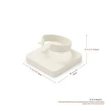 Oirlv All White Jewellery Display Set Shop Cabinet Display Props Necklace Display Bust Watch Ring Earrings Bracelet Decorative Stand