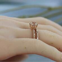 2pcs Women Fashion Ring Set, Luxury Delicate Zinc Alloy Cubic Zirconia Ring, Suitable For Valentine's Day, Vacation, Commute, Date, Party, Wedding, Engagement, Gift For Wife, Girlfriend, Mother, Birthday, Anniversary, New Year