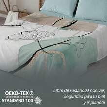 Naturals NATURALS - Juego de Sábanas Estampadas 3/4 Piezas - ✅ Entrega 2-5 días - Incluye Sábana Bajera + 1/2 Fundas de Almohada - 100% Algodón - Extra Suave - Cama 90/135/150/180 - Fabricado en España