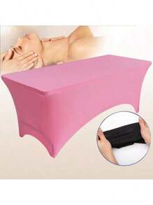 1 pièce Drap-housse de table de massage de salon de 6 pieds, extensible, pour extension de cils, pour table de massage de lit de beauté de salon