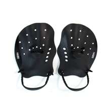 Paletas de entrenamiento de natación profesionales con correas ajustables - Paleta de mano hidrodinámica para adultos, equipo de natación unisex con diseño ergonómico, accesorios de natación (1 par), artículos esenciales de playa, accesorios de playa, flotador de piscina
