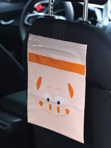 8 pièces Ensemble de sacs à ordures de voiture améliorés, sacs à ordures jetables faciles à coller, sacs à vomi imperméables et anti-fuite, sacs de nettoyage auto-adhésifs, solution de rangement de cuisine, convient pour la voiture, la chambre, la salle de bain, le bureau, la salle d'étude, accessoire de voyage essentiel, pack de 15, parfait pour les voyages sur la route en automne et en hiver, cadeau de vacances, mots-clés à forte conversion, garde les espaces propres, pratique pour un usage quotidien, accessoire de voiture indispensable