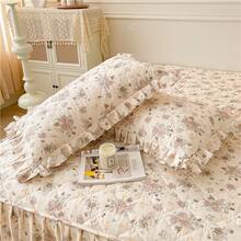 Fitted Sheets - Maglia di cotone - Fiori e chiaro di luna - Visualizzare 3