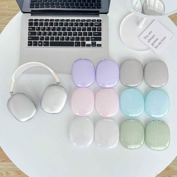 2 sztuki etui na Airpod Max 3D przezroczyste etui miękkie etui odporne na zarysowania kompatybilne z akcesoriami do słuchawek Apple Air Pods Max