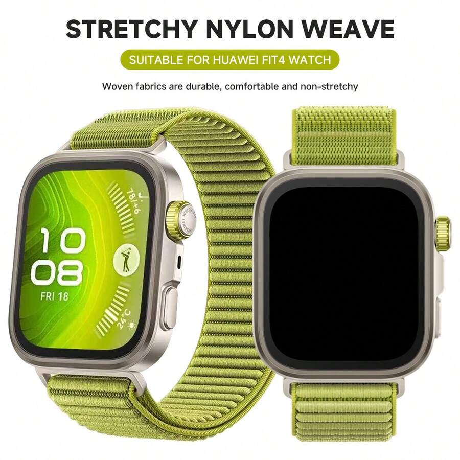 Sports Breathable Nylon Strap Compatible With Huawei Watch Fit 3/Fit 4 Comfortable Bracelet Replacement Wristband Compatible With Huawei Watch Fit 4pro Belt
