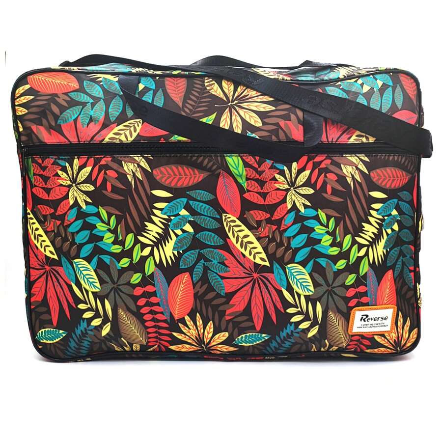 Reverse Travel Bag With Suitcase Attachment Function And Port. Perfect For Any Trip, Long Or Short. - Brown - View 1