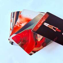 1 pieza/55 piezas set de tarjetas fotográficas vintage de ídolos de alta gama LOMO, adecuado para fans y regalos, diseño de tarjeta postal duradera, primavera