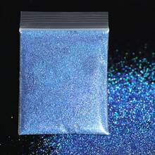 50克全息细闪粉环氧树脂填料闪亮金银树脂颜料用于硅胶模具填充玻璃杯艺术DIY工艺品 - 彩色 - 查看 19