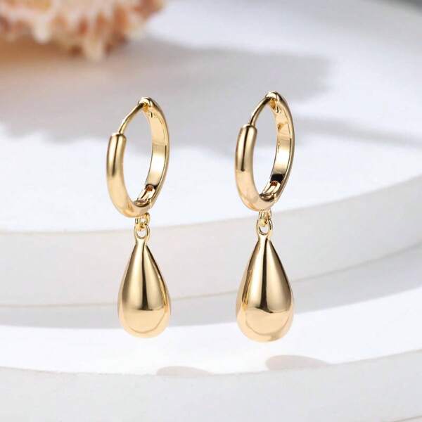 1 Pair Bohemian Chic Drop Earrings For Women - Vintage Minimalist Dangle Earrings, Elegant Fashion Statement For Daily Wear & Holiday, Perfect Gift Choice
