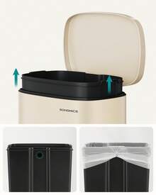 Kitchen Trash Can - 杏色 - 查看 5