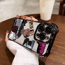 Fundas para Teléfono Rapper L-Lil P-Peep Hell Boy Adecuadas para iPhone 16 15 14 13 12 Pro Max X XR XS MAX 8 7 Plus, Transparentes y Antigolpes con Parte Trasera Suave - Color mezclado 1 - Ver 3