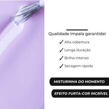 Kit 3 Esmaltes Tons Nude Lilas Rosa Hipoalergênico Perolado