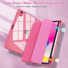 OKP Case For IPad 11th Generation 11ih A16 2025 For 10.9'' IPad 10th Gen 2022 Sli Lightweight IPad 11 10 Th Gen Protective Cover With Trifold Stand Auto Wake Sleep Clear PC Back Shell