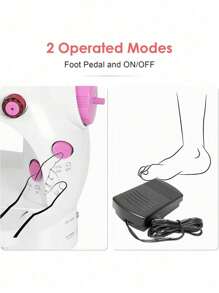 Mini Máquina de Coser Portátil Automático Eléctronico Compacta Doble Velocidades Controlar Doble de Hilos, Principiantes - Multicolor - Ver 5