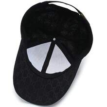 Casual Stylish Side Striped Premium Unisex Snapback Hat Cap - màu đen - Xem 3
