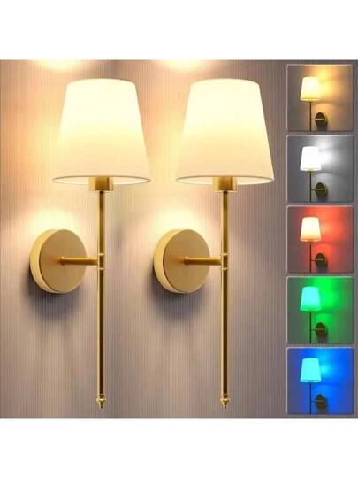 1P/ LED Nordic Wand Lamp Charge RGB Bulb /NO Removable Wireless Verlichting Bedroom Corridor Hallway Indoor Luminaire Bedside ative At The Entrance Of Ho Lights view 7
