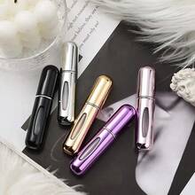 1pc Glass Perfume Spray Bottle With Aluminum Atomizer, Unscented Empty Refillable Dispenser, Perfect For Home, Travel, Wedding, Party, Birthday Gift - Nhiều màu - Xem 4