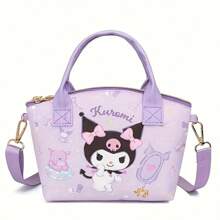 Sanrio 1 Stück Sanrio Kawaii Mehrzweck-Aufbewahrungstasche Schwarz Schönheit Milodi Yugui Hund Hello Kitty
