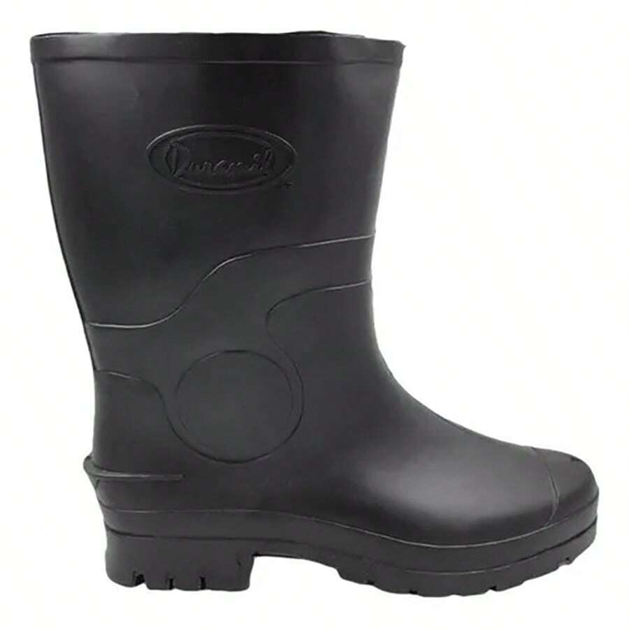 Bota Lluvia Unisex Impermeable Uso Rudo Corta Rocky - Negro - Ver 1