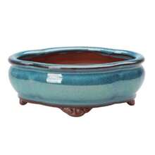 Round Ceramic Flower Pots Ceramic Plant Pots With Drainage Holes For Indoor & Outdoor Flower Plants (Acceptable Color Difference)