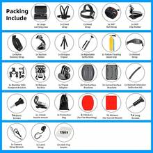 50 Pcs For Gopro Hero 13 12 10 11 12 9 Accessory Kit Bundle Chest Head Mount - màu đen - Xem 11