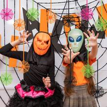 1/10/20 PCS Halloween Cobweb Sticky Hands Toys, Stretchy Goodie Bag Stuffers Toys For Halloween Party Favor Supplies, Spider Web Sticky For Adults And Teens Classroom Prizes