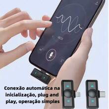 BYZ F15-Lightning/TP-C Magnetic Wireless Lavalier Microphone - Lightning - 查看 6