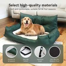 Coussin de dossier de voiture pour gros chien Hazowill, tapis de siège arrière rafraîchissant pour chat et chiot, siège rehausseur pour voiture pour chiot doux et confortable, coussin de siège passager avant anti-stress