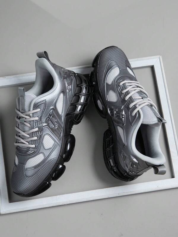 Zapatillas deportivas para hombre, zapatos casuales para correr, calzado para trotar, zapatos para caminar de suela baja, calzado de color degradado de moda para tenis y uso urbano