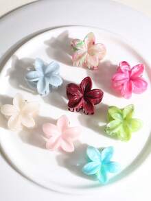 4/5/6/8件迷你简约发夹时尚发饰优雅发夹 - 彩色 - 查看 1